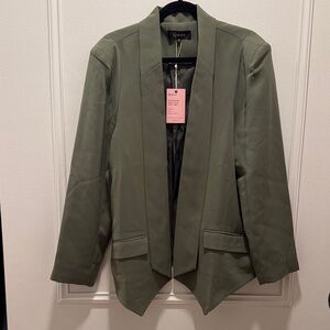 Quince Olive Green Blazer